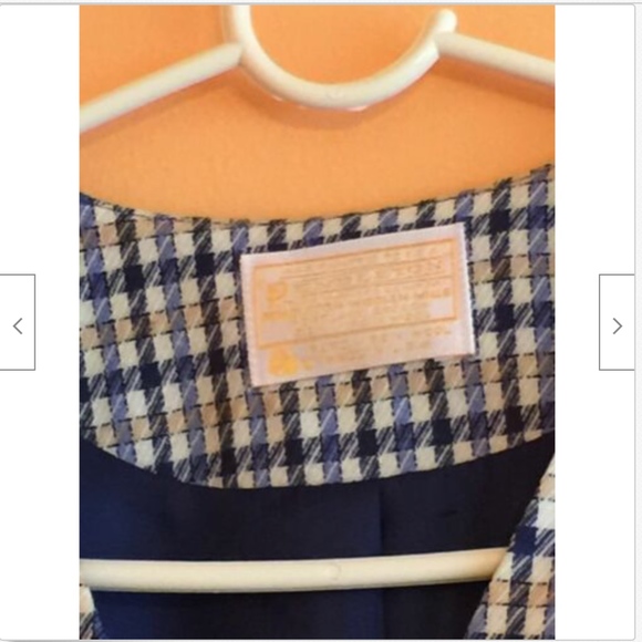 VTG PENDLETON Check Pattern Blazer Jacket SZ 14 - Picture 4 of 7